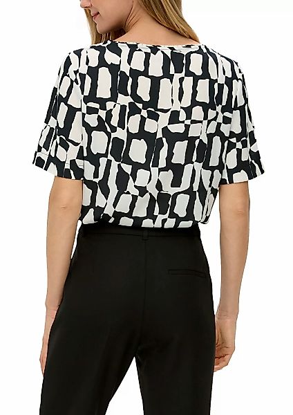 s.Oliver BLACK LABEL Shirtbluse, gemustert günstig online kaufen