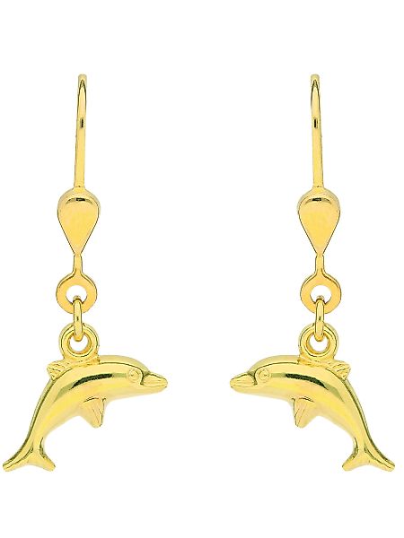 Adelia´s Paar Ohrhänger "1 Paar 333 Gold Ohrringe / Ohrhänger Delphin", 333 günstig online kaufen