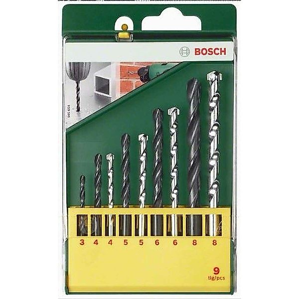 BOSCH Bohrer- und Bitset Bosch 9tlg. günstig online kaufen
