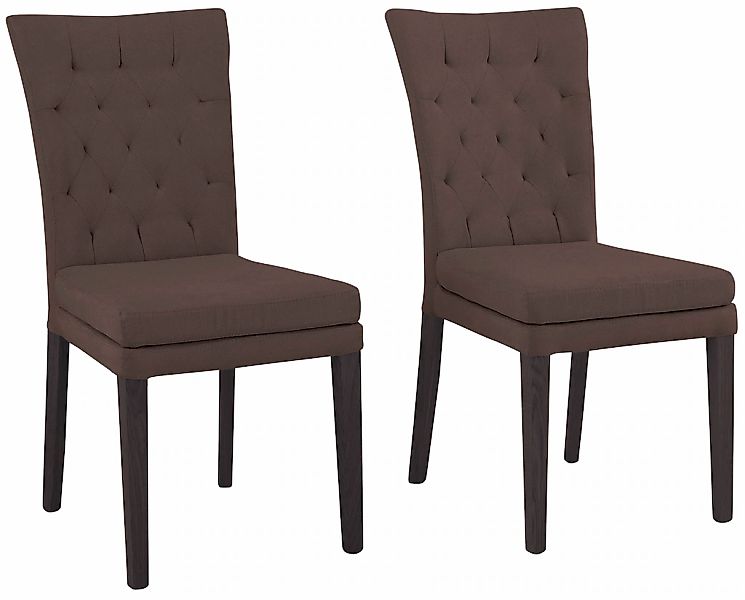 Home affaire 4-Fußstuhl "Colorado" (Set) 4 Stk. Luxus-Microfaser Beine aus günstig online kaufen