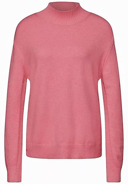 STREET ONE Stehkragenpullover – Pullover mit Turtleneck und Schlitzen an de günstig online kaufen