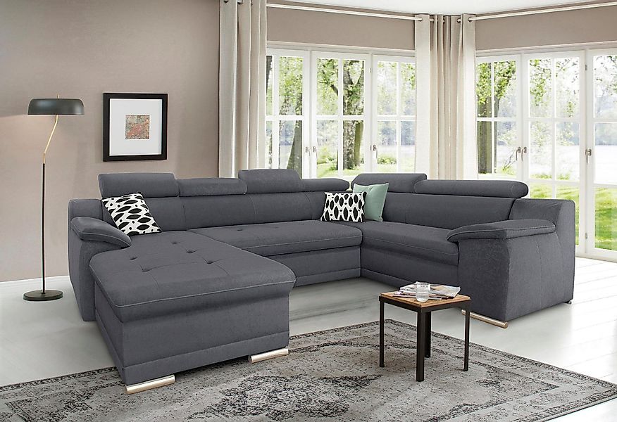 sit&more Wohnlandschaft Andiamo U-Form, mit Kopfteilverstellung, günstig online kaufen