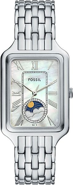 Fossil Quarzuhr RAQUEL MOONPHASE ES5400, Armbanduhr, Damenuhr, Edelstahlarm günstig online kaufen