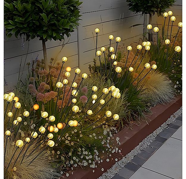 Salcar LED Solarleuchte 2 Pack LED Kugel-Solarleuchte Solar Garten Steckleu günstig online kaufen