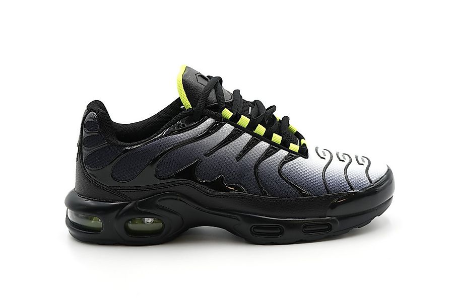 Sonderpostendiscount Herrenschuhe Sneaker mit Luftpolster K63B Black/Green günstig online kaufen