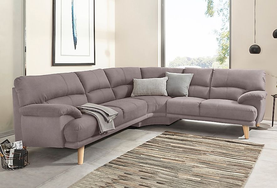 TRENDMANUFAKTUR Polsterecke "Cecilia, italienisches Designsprache, modern u günstig online kaufen