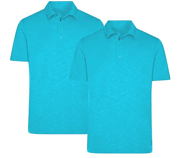 James & Nicholson Poloshirt Attraktives Herren Funktionspolo im Doppelpack günstig online kaufen
