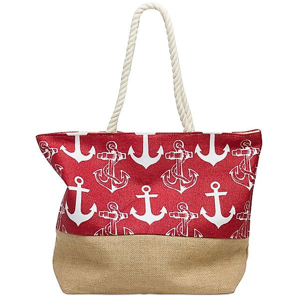 Caspar Strandtasche TS1034 Damen Strandtasche mit günstig online kaufen
