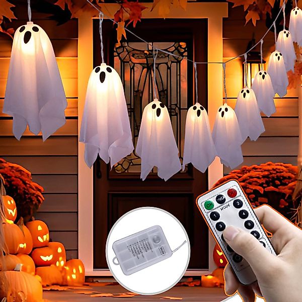 Jibenhome LED-Lichterkette LED Lichterkette Halloween Deko, günstig online kaufen