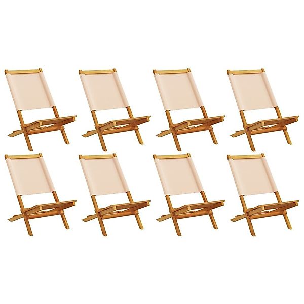 vidaXL Gartenstuhl Gartenstühle 8 Stk. Klappbar günstig online kaufen