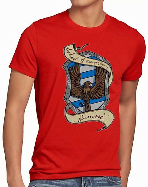 style3 T-Shirt Herren T-Shirt Haus Adler Hut schule zauberei luft potter günstig online kaufen