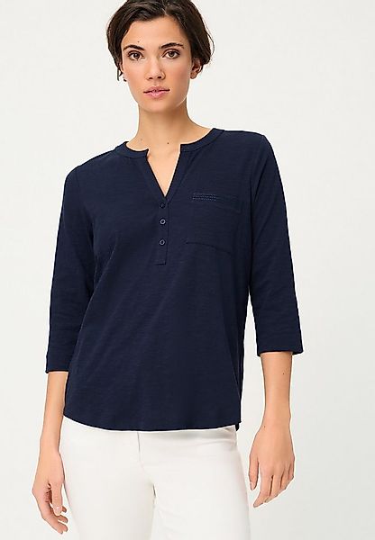 Olsen T-Shirt Shirt mit Knopfleiste günstig online kaufen