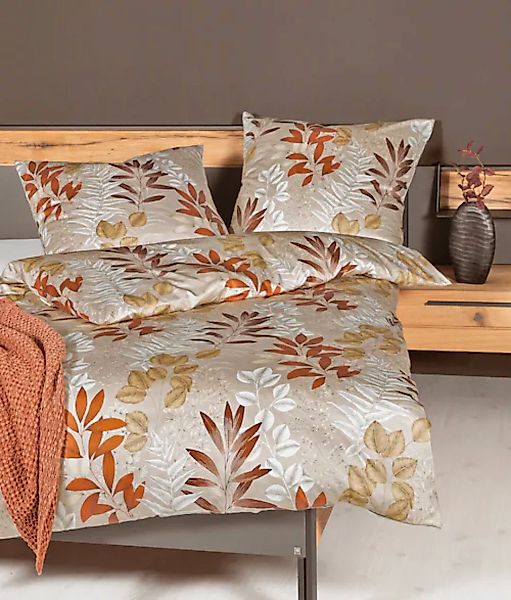 Janine Bettwäsche »Mako-Satin45098 04«, mit Reissverschluss günstig online kaufen