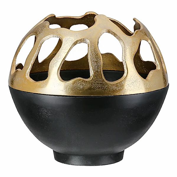 GILDE Windlicht »Windlicht Branca goldfarben; schwarz« günstig online kaufen