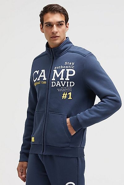 CAMP DAVID Sweatjacke mit Stehkragen günstig online kaufen