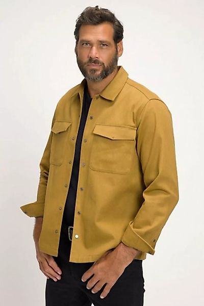 JP1880 Businesshemd Hemd Overshirt Langarm Twill Kentkragen Modern Fit günstig online kaufen