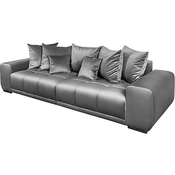 riess-ambiente Big-Sofa ELEGANCIA 285cm silbergrau, Einzelartikel 1 Teile, günstig online kaufen