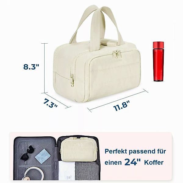 Coonoor Kosmetiktasche Leichte Reisetoilettentasche, große Kosmetiktasche günstig online kaufen
