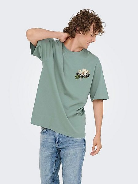 ONLY & SONS T-Shirt ONSFRANK RLX SS TEE NOOS Baumwolle, relaxed fit günstig online kaufen