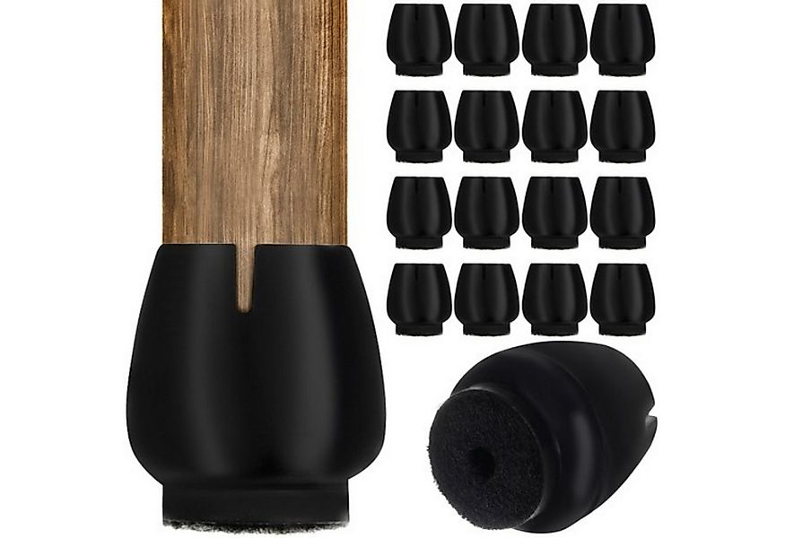 MALATEC Stuhlsocke Stuhlbeinbezug mit Filz 16 Stück, Silikon & Filz, 12-16 günstig online kaufen