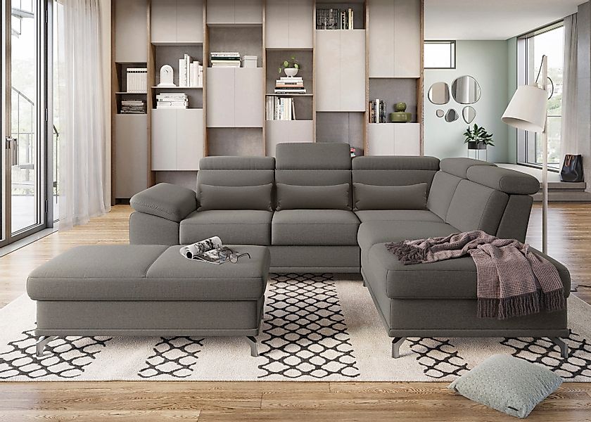 sit&more Ecksofa Cabrio L-Form, B: 274 günstig online kaufen