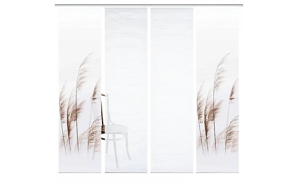 HOME in green Schiebegardine "PAMILO" Paneelwagen 4 Stk. tlg. SET DIGITALDR günstig online kaufen