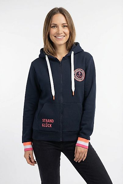 Zwillingsherz Kapuzensweatjacke Regular-Fit, Kapuze, Langarm, Reißverschlus günstig online kaufen