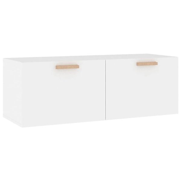 vidaXL Hängeschrank Wandschrank Weiß 100x36,5x35 cm günstig online kaufen