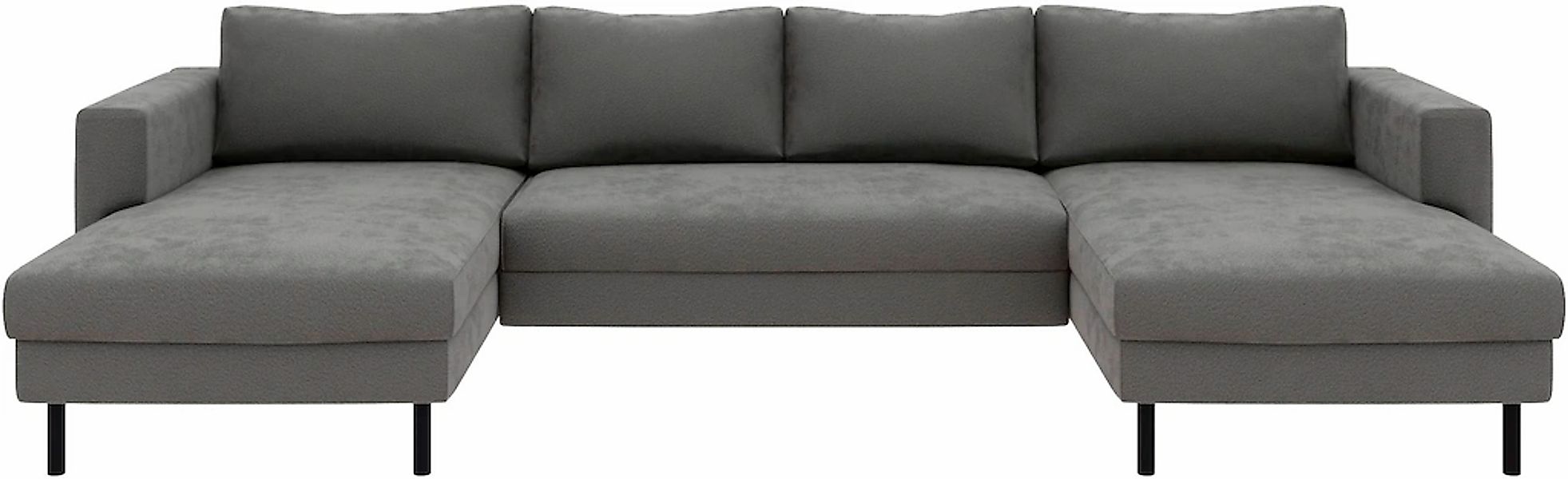 TRENDMANUFAKTUR Wohnlandschaft "Amazing II, wahlw. mit Schlaffunktion & Bet günstig online kaufen