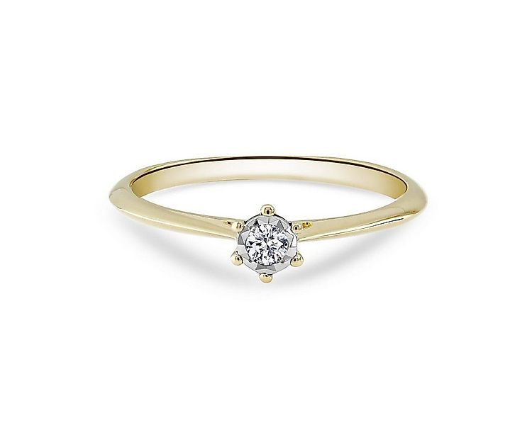 Adam & Eve Verlobungsring "AE22" Brillant Gelbgold oder Weißgold 0,06 ct. o günstig online kaufen