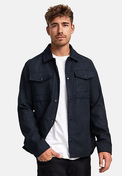 Indicode Langarmhemd INFinny Stylisches Fake-Suede-Hemd günstig online kaufen
