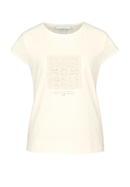bianca Rundhalsshirt JULIE mit Frontmotiv in Häkeloptik günstig online kaufen