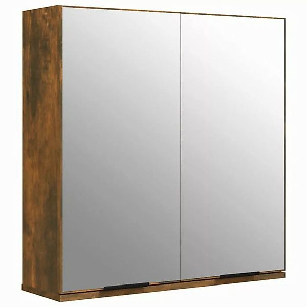 vidaXL Badezimmerspiegelschrank Bad-Spiegelschrank Räuchereiche 64x20x67 cm günstig online kaufen