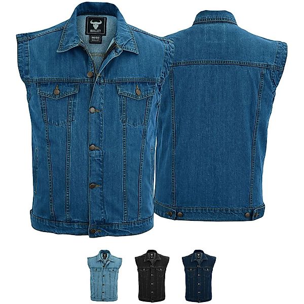 BULLDT Motorradweste BLD698 Jeansweste Biker Kutte günstig online kaufen