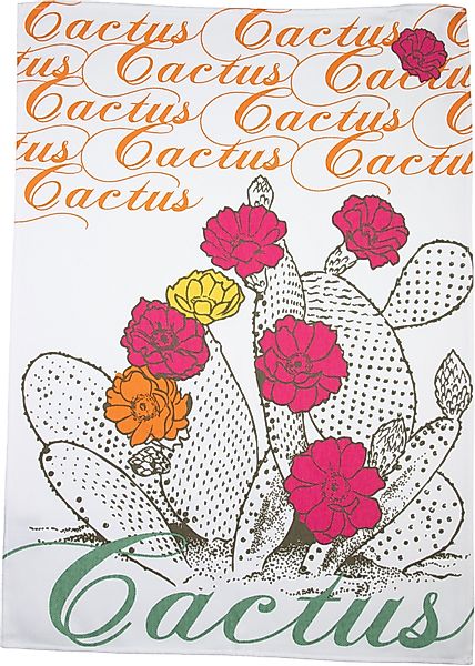 stuco Geschirrtuch Kaktus, (Set, 3-tlg), bedruckt günstig online kaufen