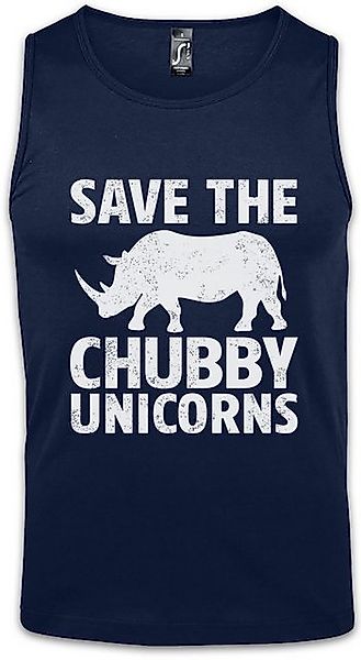 Urban Backwoods Tanktop Save The Chubby Unicorns Ärmelloses T-Shirt Nashorn günstig online kaufen