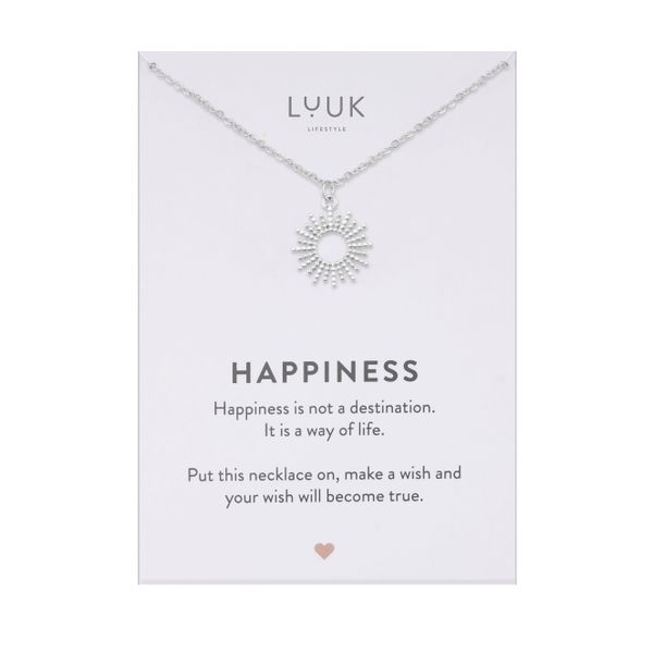 LUUK LIFESTYLE Kette mit Anhänger Sonne, günstig online kaufen