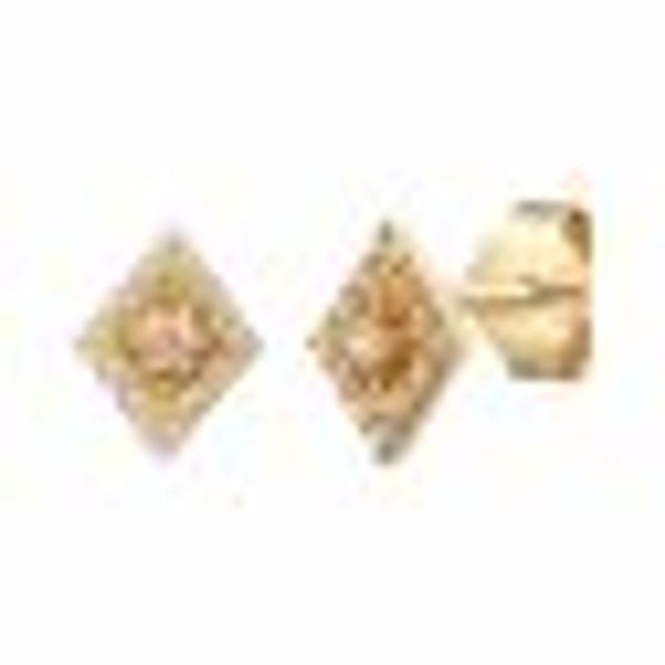 Ohrstecker 925 Sterling Silber vergoldet Raute Zirkonia günstig online kaufen