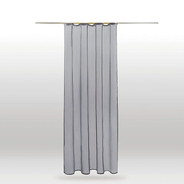 Bestlivings Dekoschal Noella mit Universalband Transparent 140 cm x 245 cm günstig online kaufen