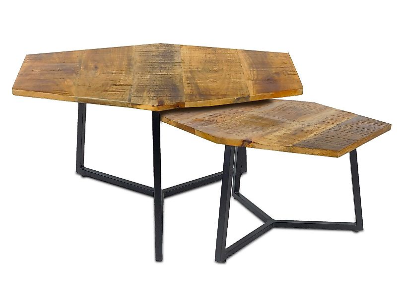 Amagohome Couchtisch Couchtisch 2er Set Beistelltisch günstig online kaufen