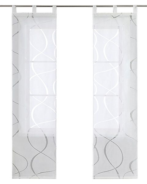 Joyswahl Schiebegardine (2 St), Schlaufen, transparent, Voile Flächenvorhän günstig online kaufen
