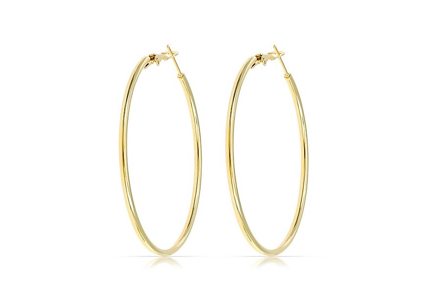 Made by Nami Paar Creolen Gold Ohringe Damen aus Edelstahl Wasserfester Sch günstig online kaufen