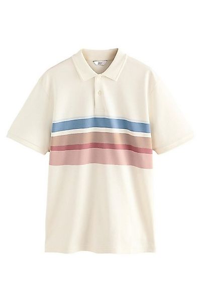 Next Poloshirt Poloshirt mit breitem Bruststreifen (1-tlg) günstig online kaufen