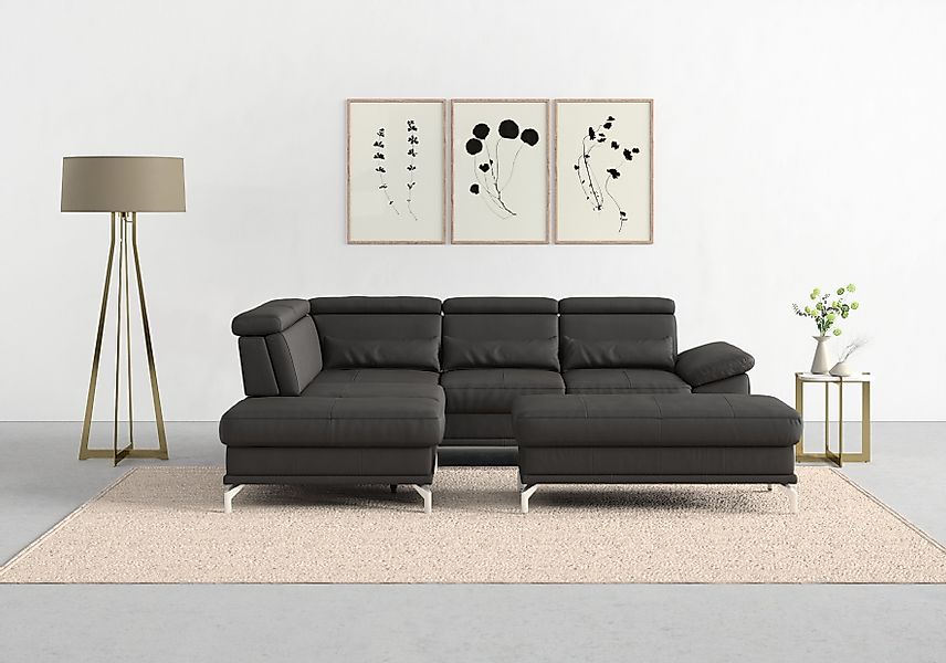 sit&more Ecksofa Cabrio L-Form, mit Sitztiefenverstellung, günstig online kaufen
