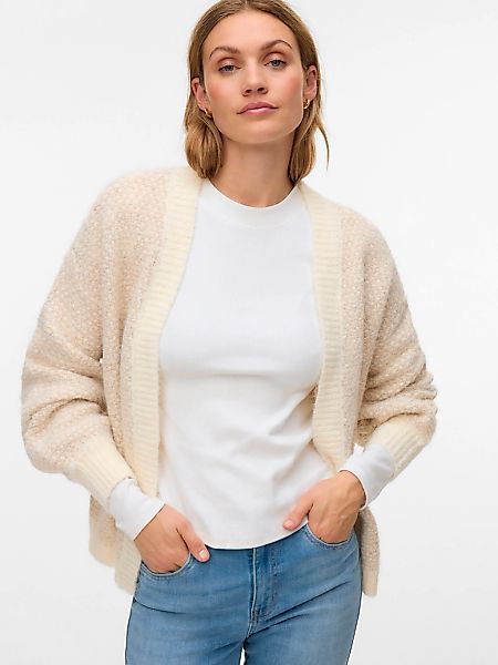Vero Moda Strickjacke "VMLOVELY LS OPEN CARDIGAN" mit Wolle und Stretch günstig online kaufen
