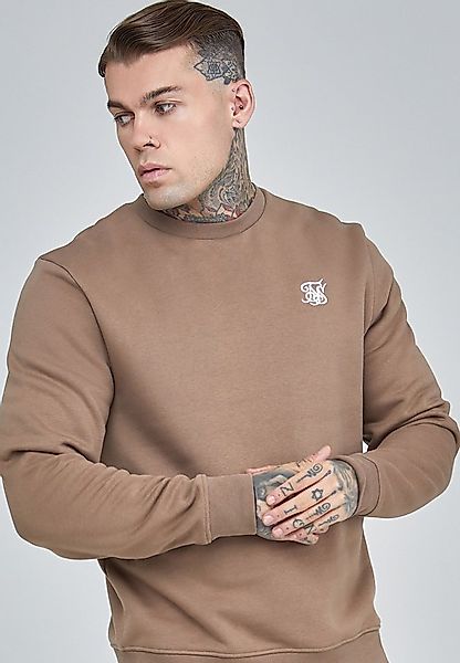 Siksilk Sweater SikSilk Herren Brauner Essentials Pullover günstig online kaufen