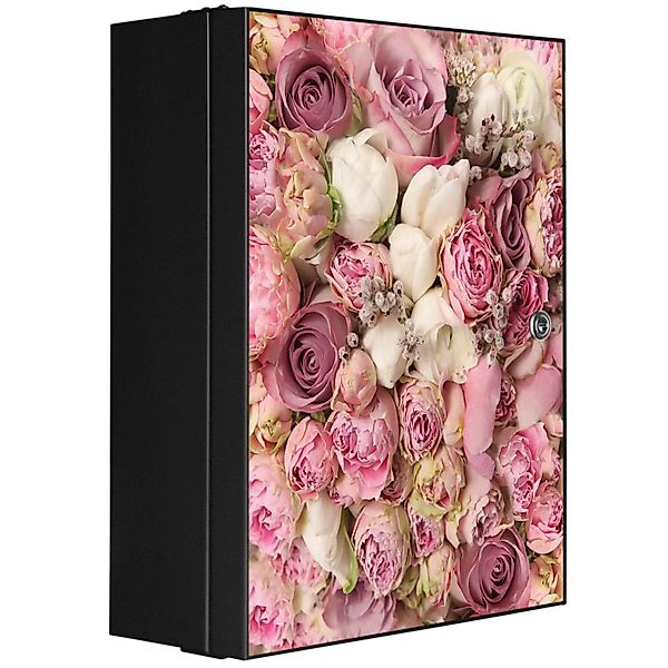 Banjado XXL Medizinschrank Abschliessbar 35x46x15cm Arzneischrank Anthrazit günstig online kaufen