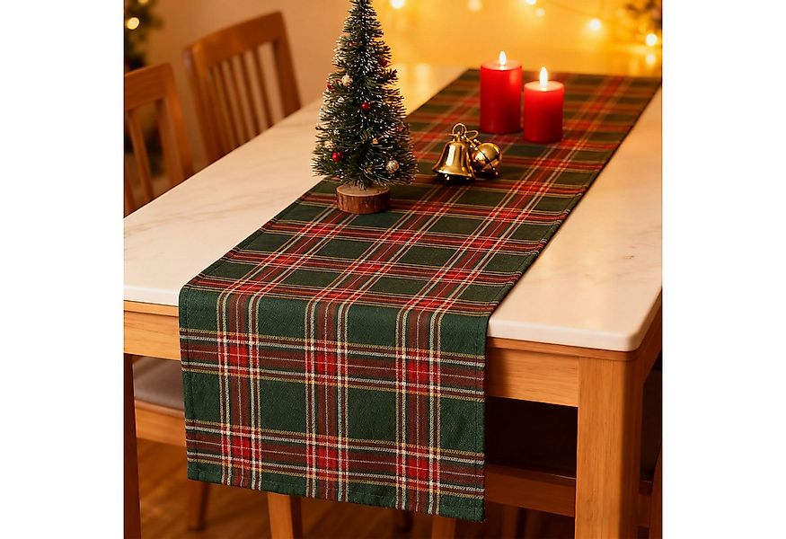 REDOM Tischläufer Tischdecke Weihnachtstischläufer Tischwäsche Weihnacht De günstig online kaufen