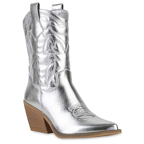 VAN HILL 841116 Cowboystiefel Damen Cowboystiefel günstig online kaufen