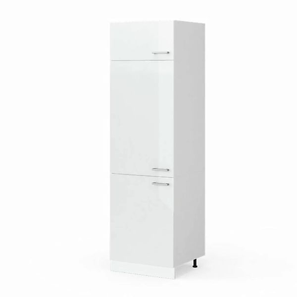 Vicco Schranksystem R-Line, Weiß Hochglanz/Weiß, 60 cm mit Türen günstig online kaufen